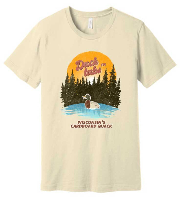 Ducktabs Cardboard Quack Pulltabs T-Shirt Beige