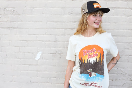 Ducktabs Cardboard Quack Pulltabs T-Shirt Beige